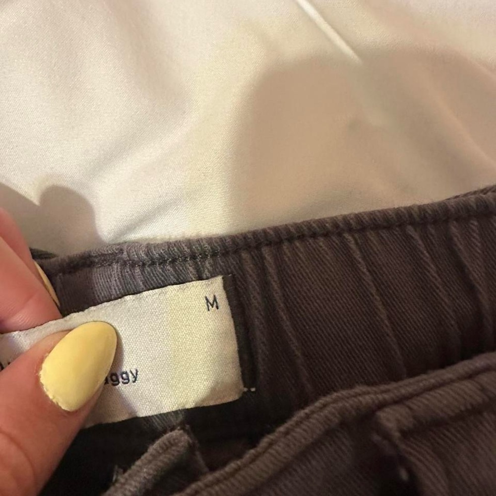 Hollister Charcoal Low-Rise Super Baggy Pants - Picture 3 of 5